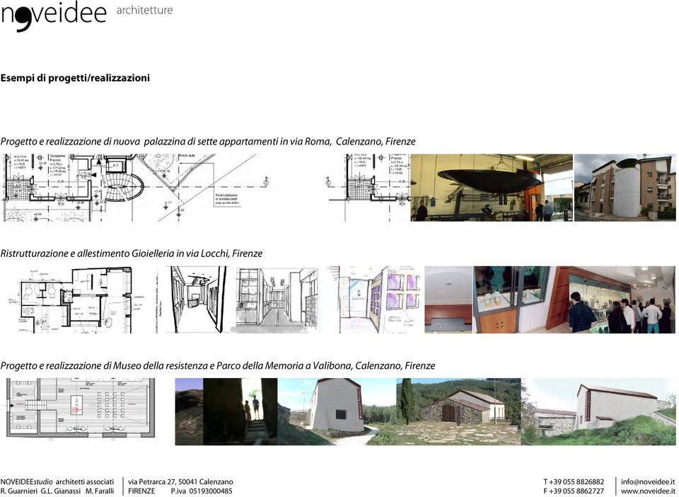 Ristrutturazione e allestimento Gioielleria in via Locchi, Firenze Progetto