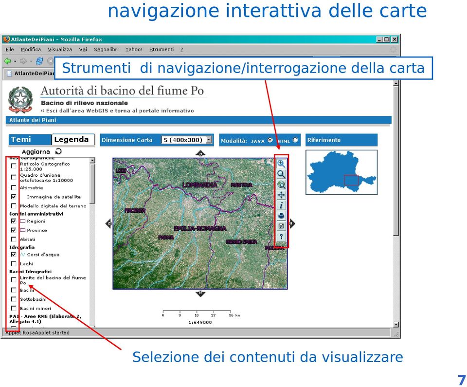 navigazione/interrogazione della