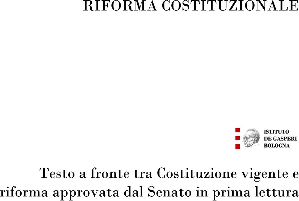 Costituzione vigente e