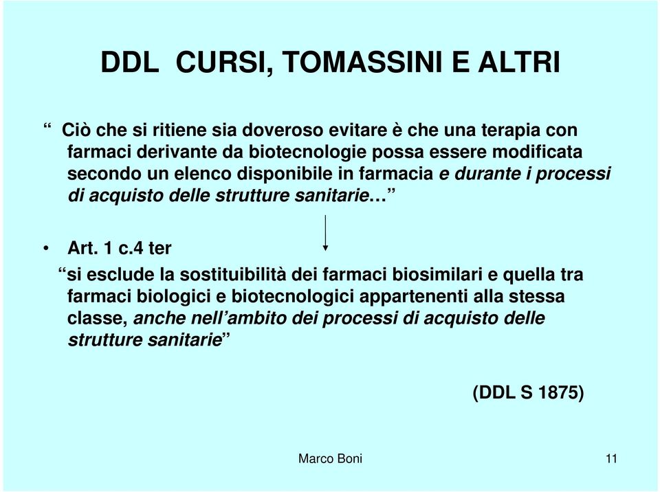 strutture sanitarie Art. 1 c.