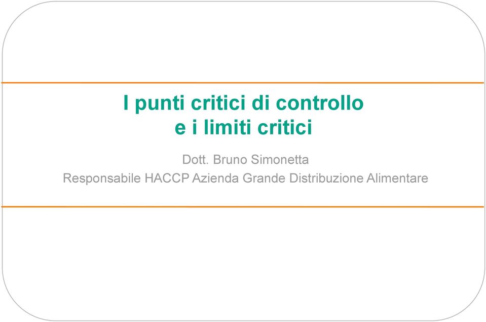 Bruno Simonetta Responsabile