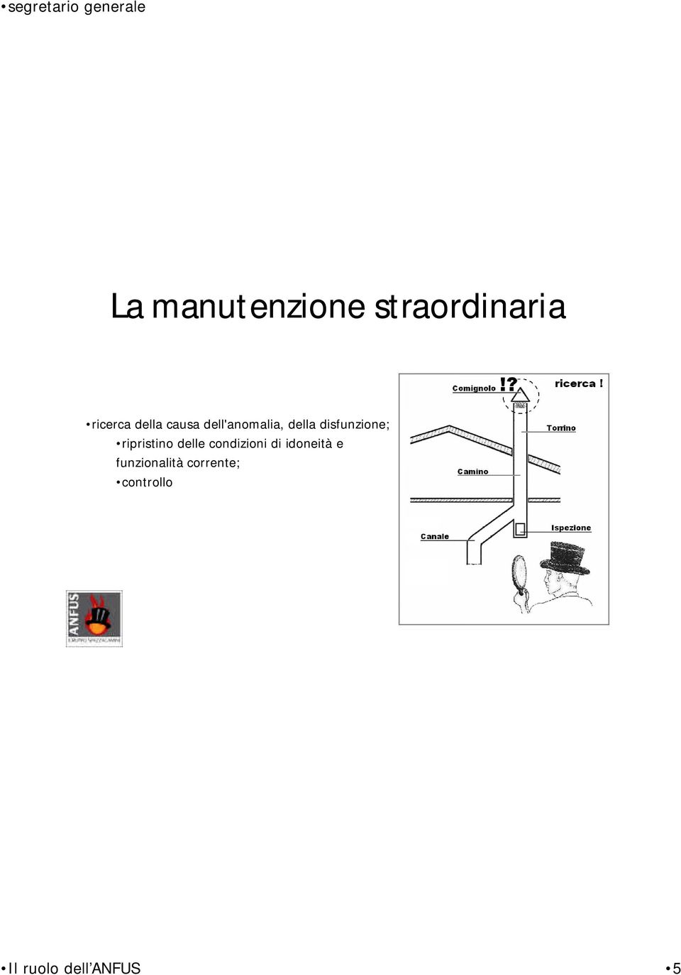 ripristino delle condizioni di idoneità e