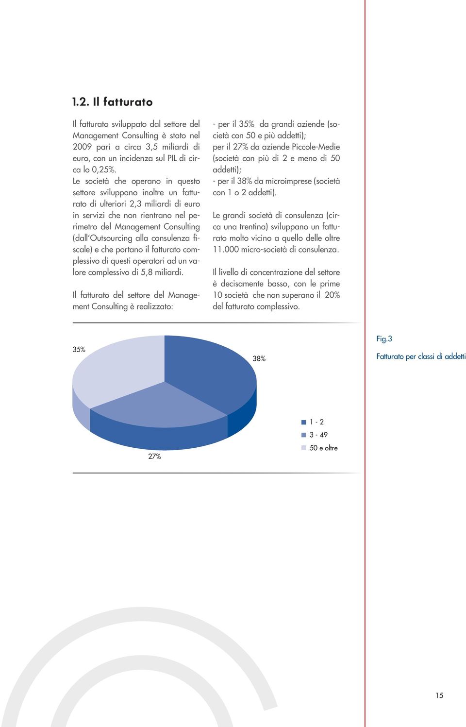 consulenza fiscale) e che portano il fatturato complessivo di questi operatori ad un valore complessivo di 5,8 miliardi.