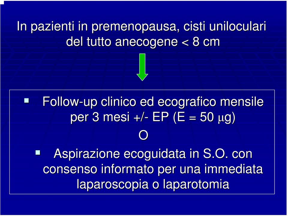 3 mesi +/- EP (E = 50 µg) O 