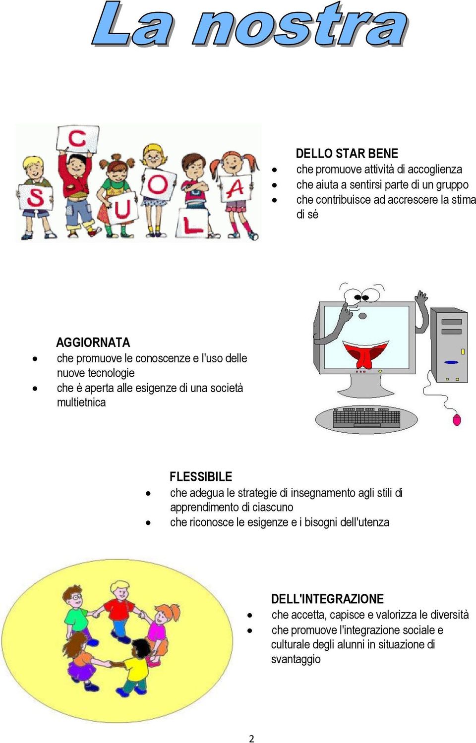 adegua le strategie di insegnamento agli stili di apprendimento di ciascuno che riconosce le esigenze e i bisogni dell'utenza