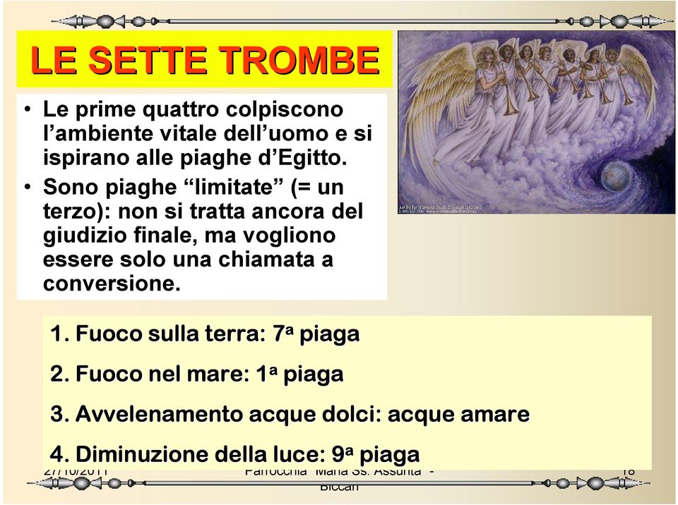 Sono piaghe limitate (= un terzo): non si tratta ancora del giudizio finale, ma vogliono