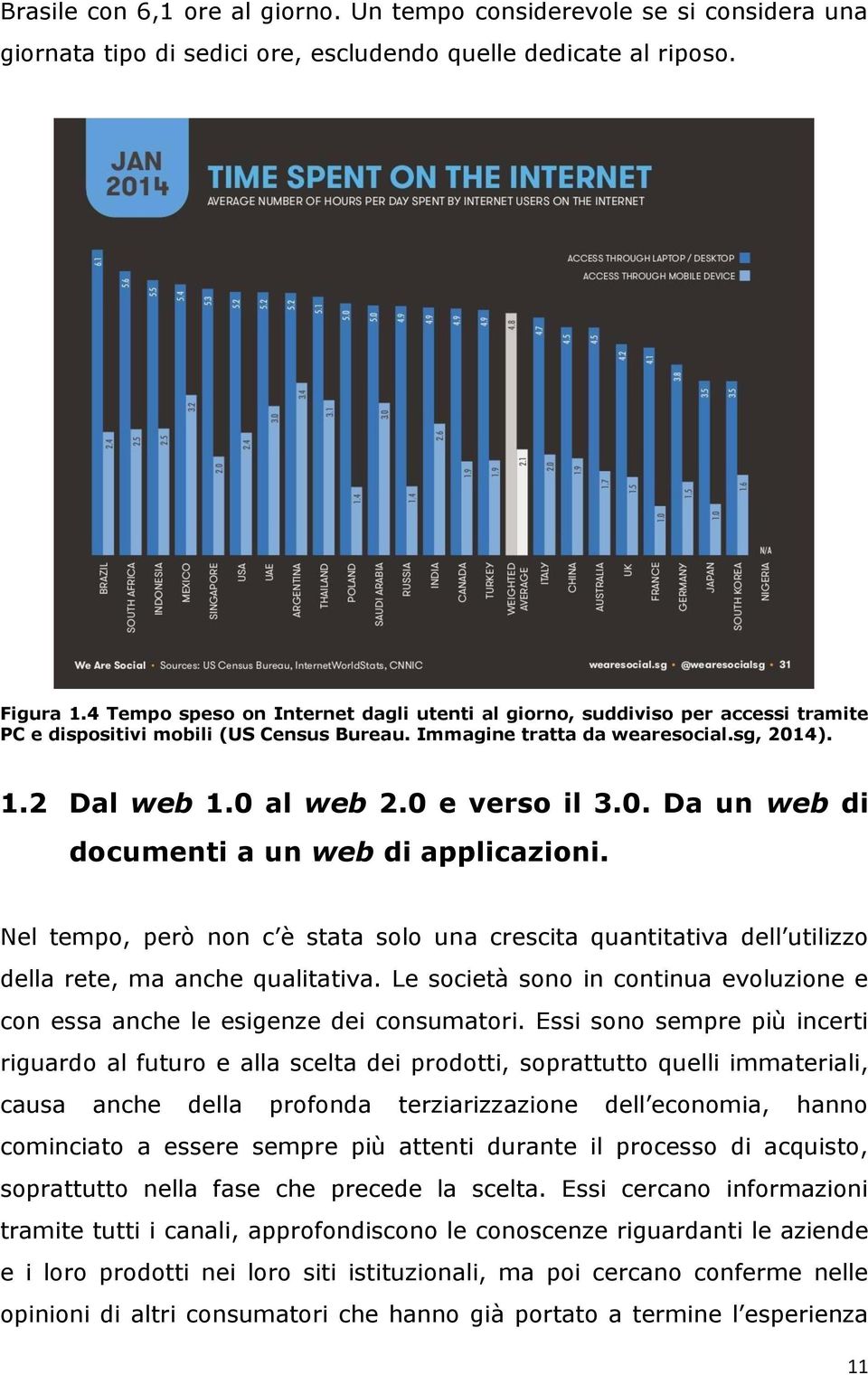 0 e verso il 3.0. Da un web di documenti a un web di applicazioni. Nel tempo, però non c è stata solo una crescita quantitativa dell utilizzo della rete, ma anche qualitativa.