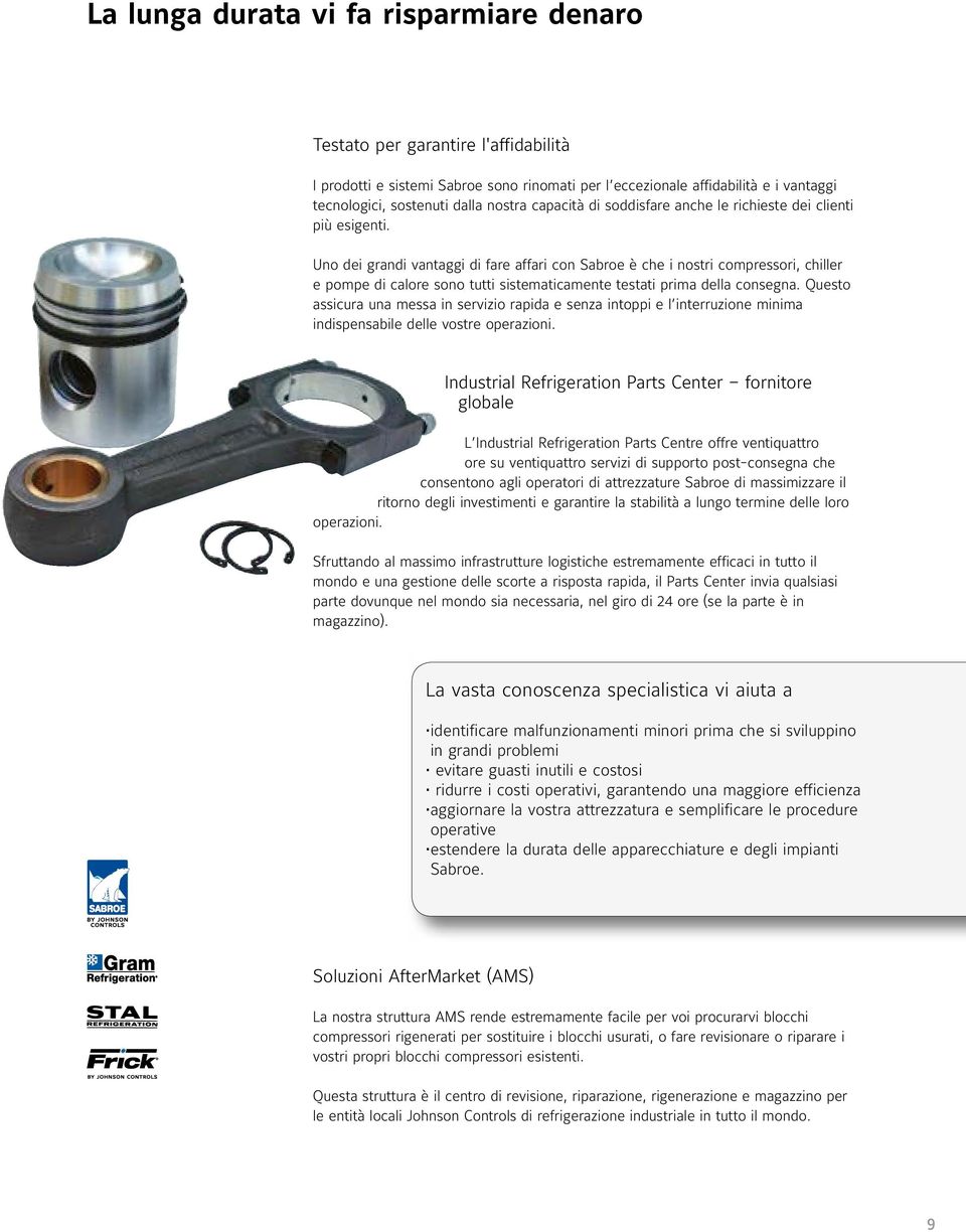 Uno dei grandi vantaggi di fare affari con Sabroe è che i nostri compressori, chiller e pompe di calore sono tutti sistematicamente testati prima della consegna.