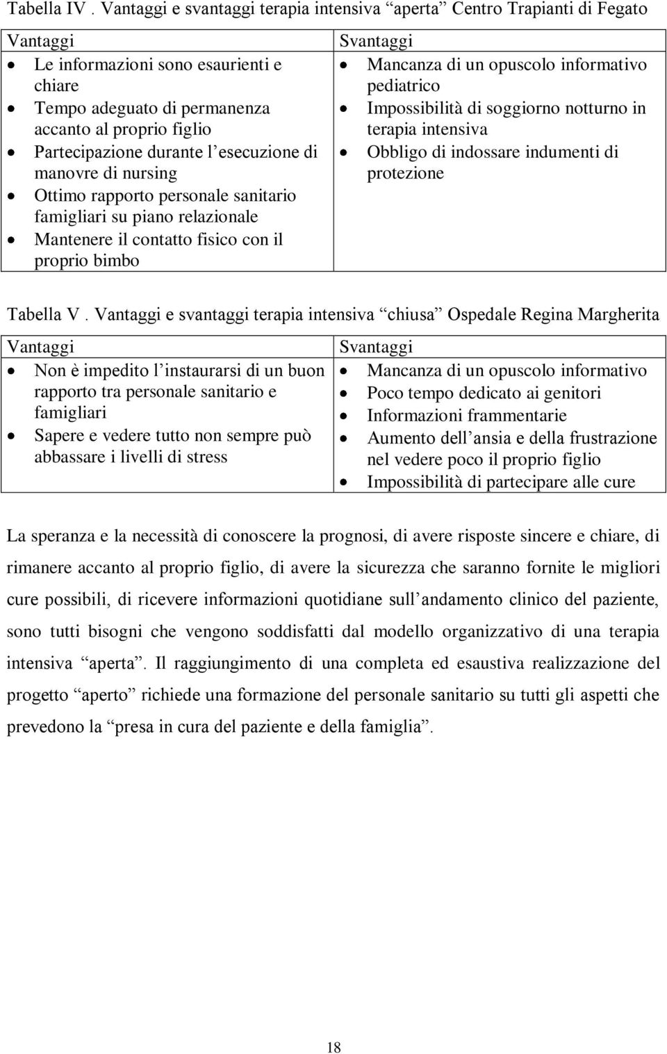 durante l esecuzione di manovre di nursing Ottimo rapporto personale sanitario famigliari su piano relazionale Mantenere il contatto fisico con il proprio bimbo Svantaggi Mancanza di un opuscolo