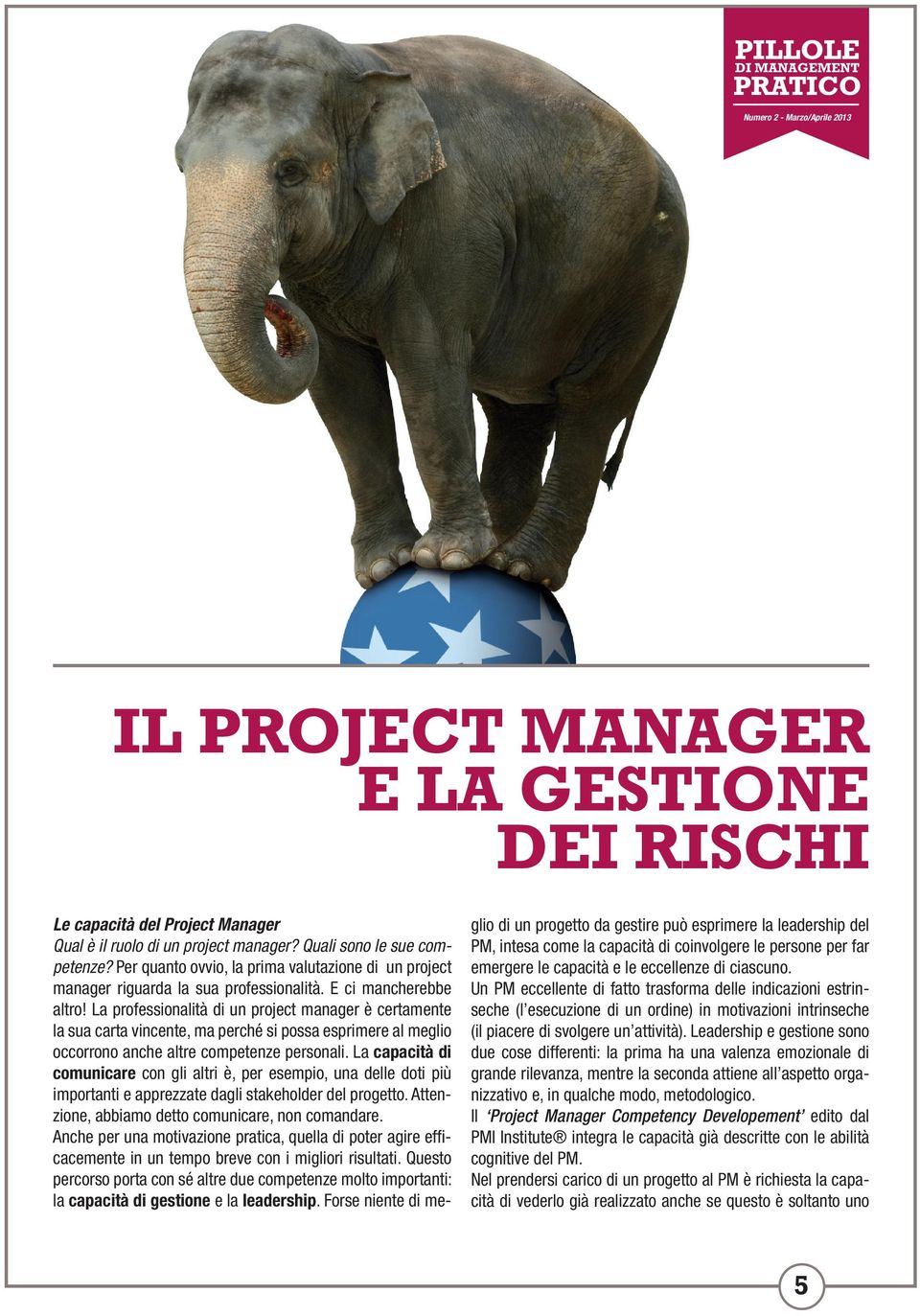 La professionaità di un project manager è certamente a sua carta vincente, ma perché si possa esprimere a megio occorrono anche atre competenze personai.