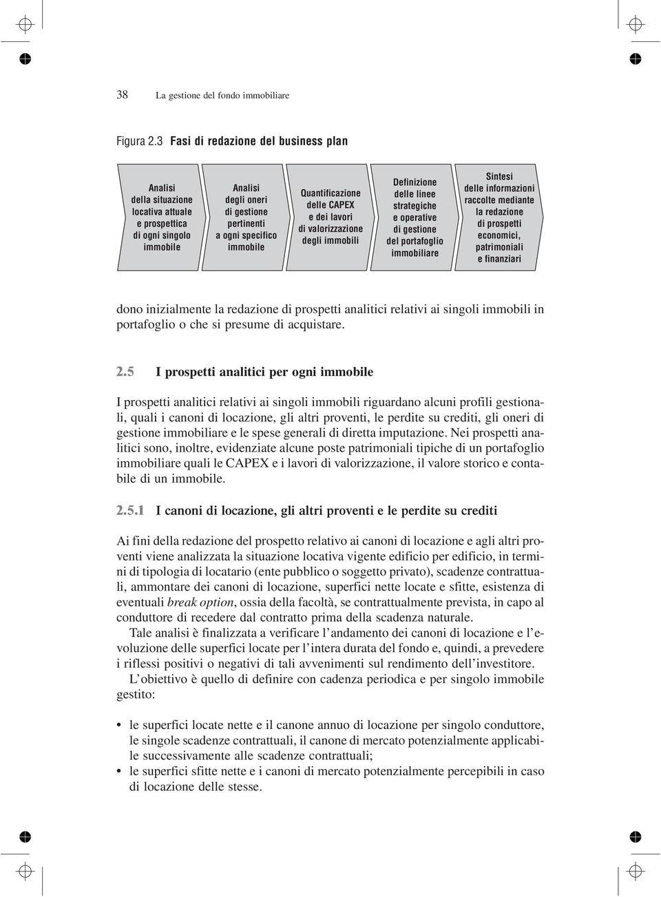 Quantificazione delle CAPEX e dei lavori di valorizzazione degli immobili Definizione delle linee strategiche e operative di gestione del portafoglio immobiliare Sintesi delle informazioni raccolte