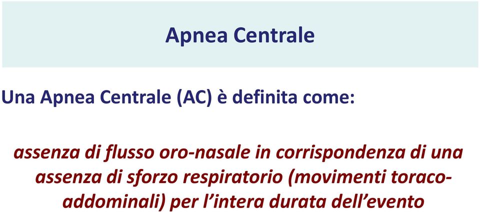 corrispondenza di una assenza di sforzo