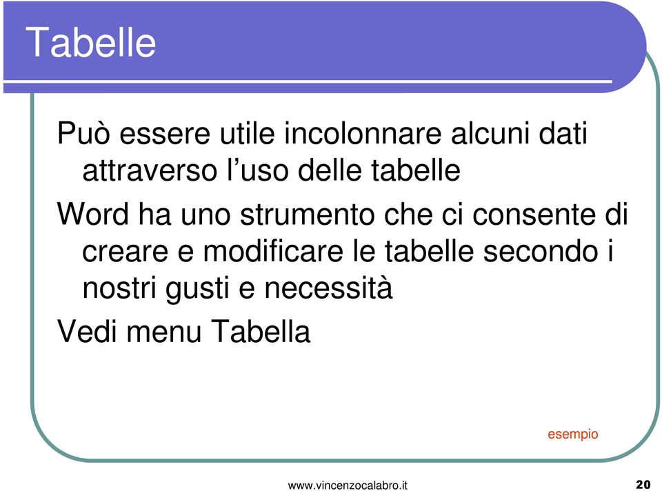 ci consente di creare e modificare le tabelle secondo i