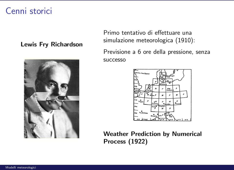 meteorologica (1910): Previsione a 6 ore della