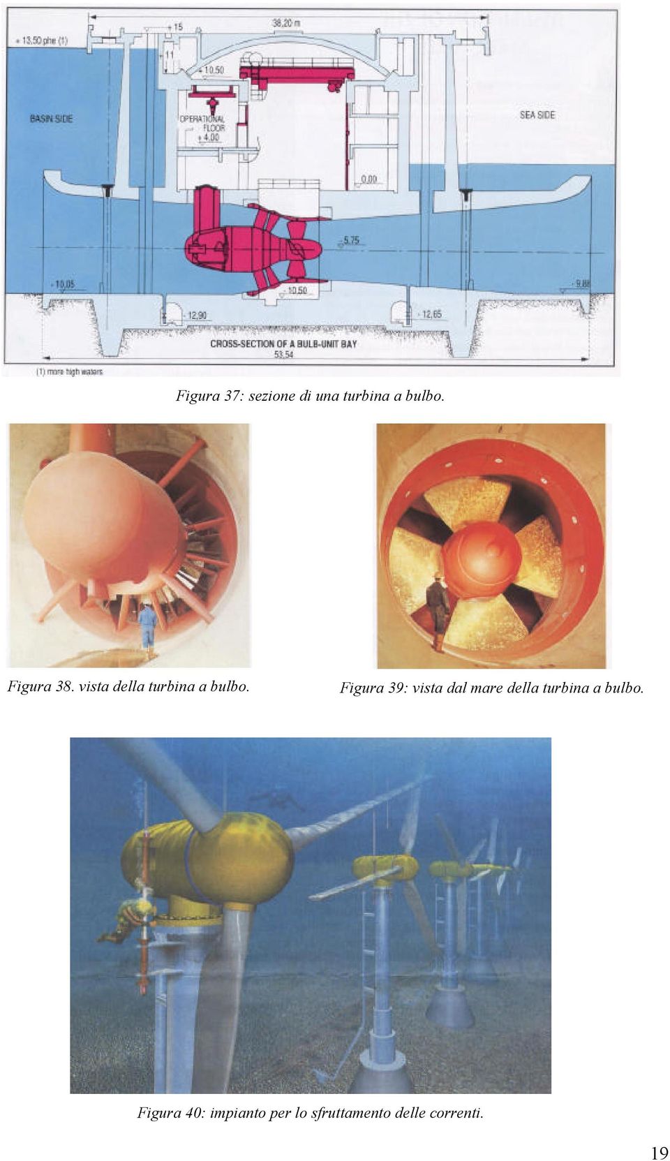 Figura 39: vista dal mare della turbina a bulbo.