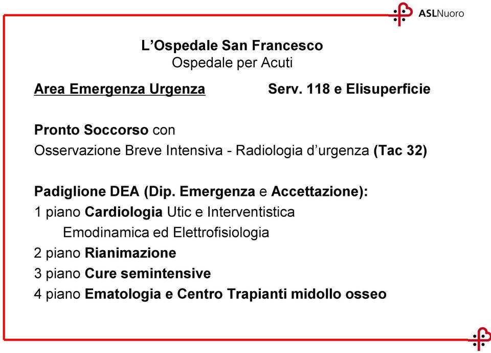 32) Padiglione DEA (Dip.