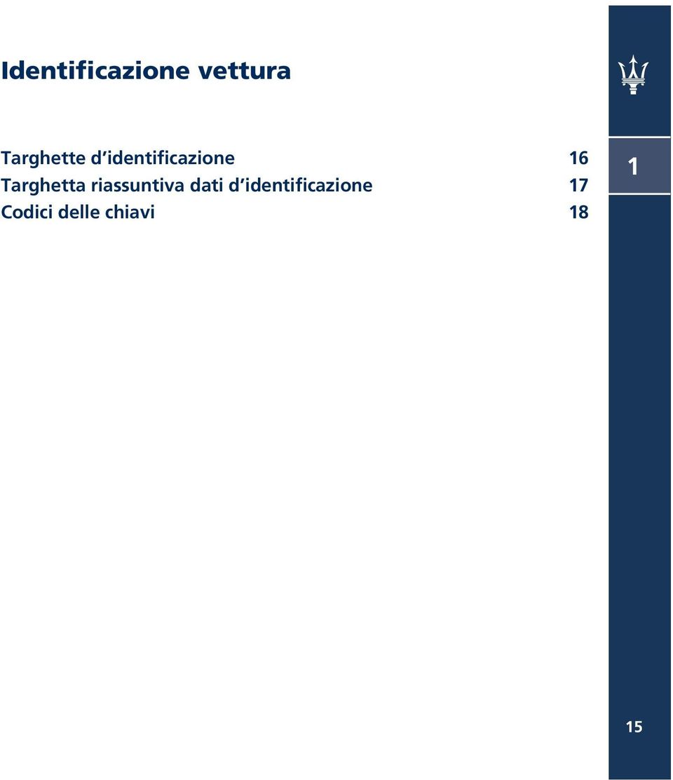 riassuntiva dati d identificazione