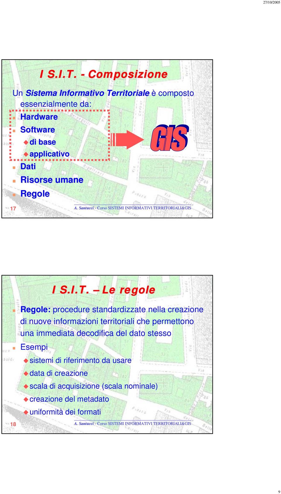 applicativo Dati Risorse umane Regole 17 Regole: procedure standardizzate nella creazione di nuove informazioni