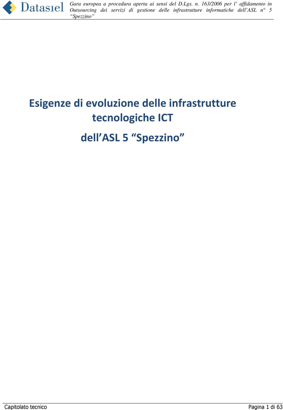 tecnologiche ICT dell ASL