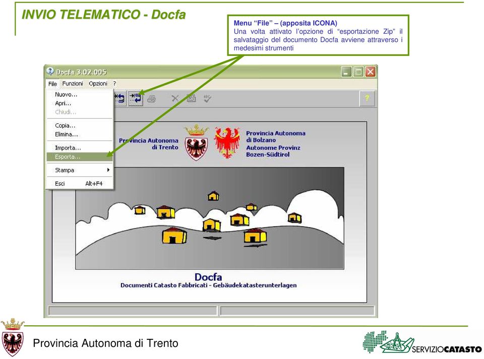 Zip il salvataggio del documento