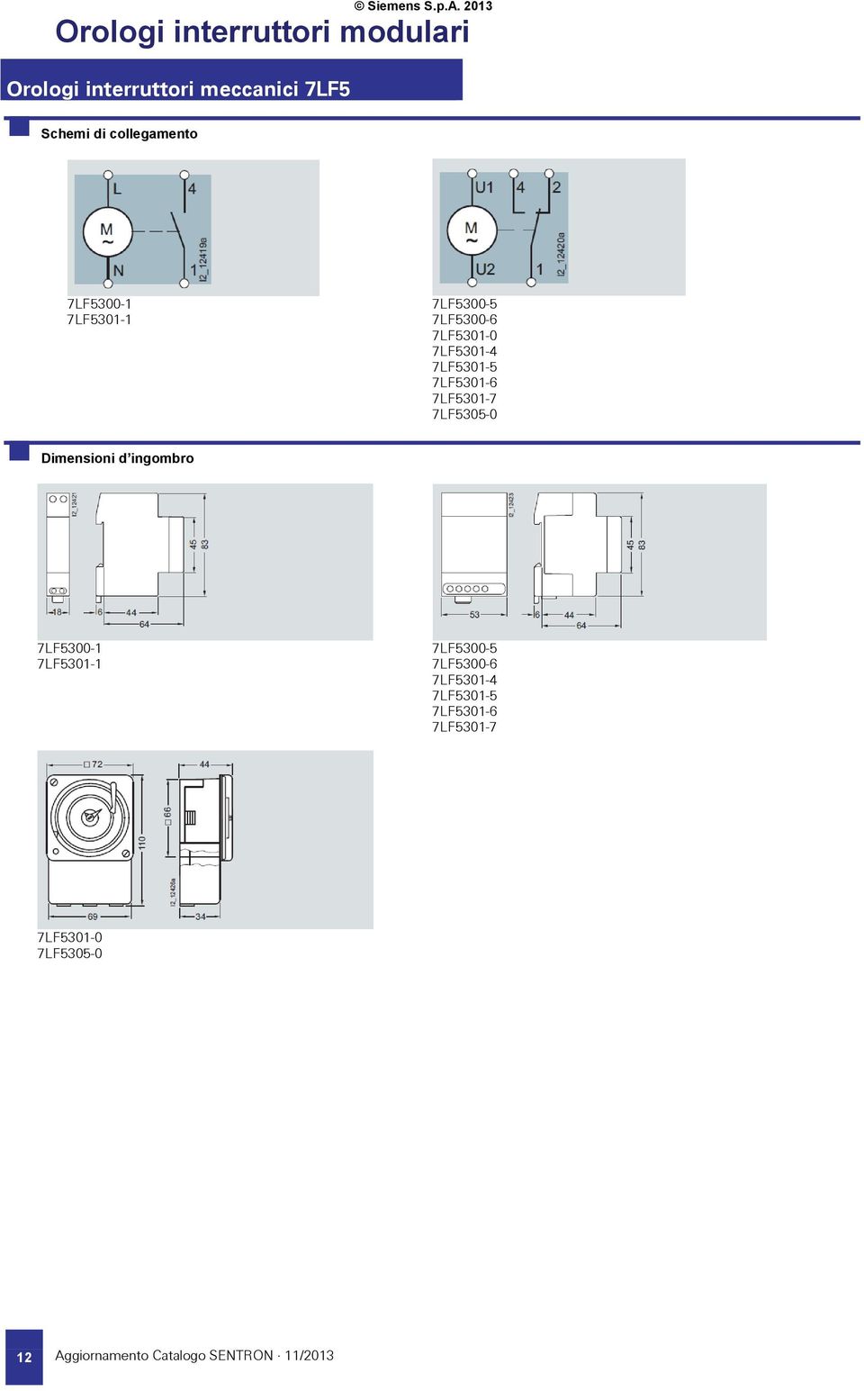 Dimensioni d ingombro 3001 3011 3005 3006 301 3015