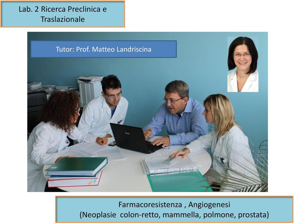 Matteo Landriscina Farmacoresistenza,