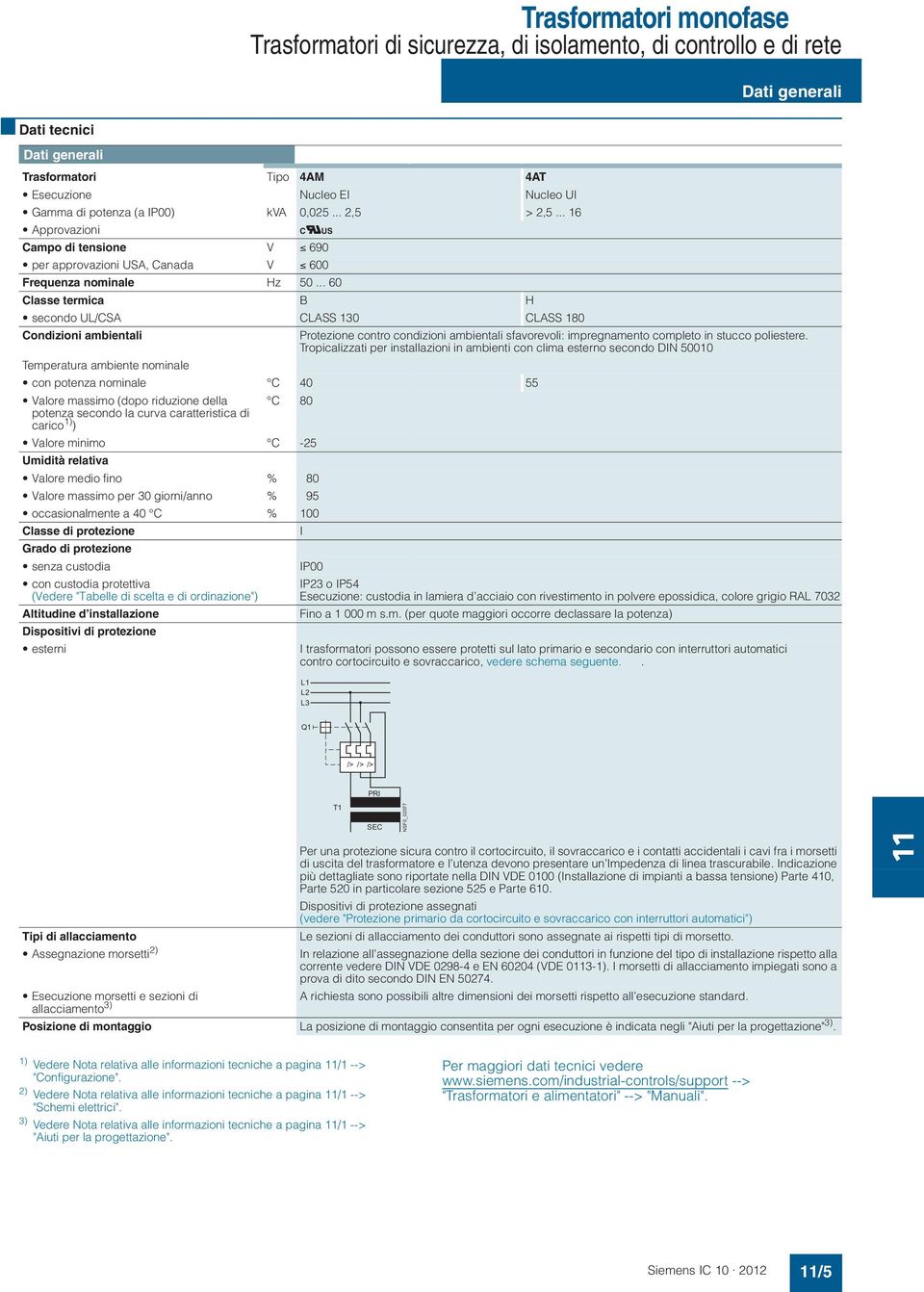 .. 60 Classe termica B H secondo UL/CSA CLASS 30 CLASS 80 Condizioni ambientali Temperatura ambiente nominale con potenza nominale C 40 55 Valore massimo (dopo riduzione della C 80 potenza secondo la