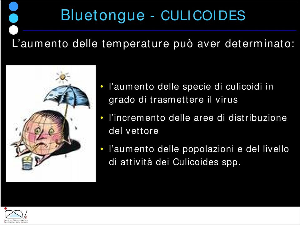 trasmettere il virus l incremento delle aree di distribuzione del