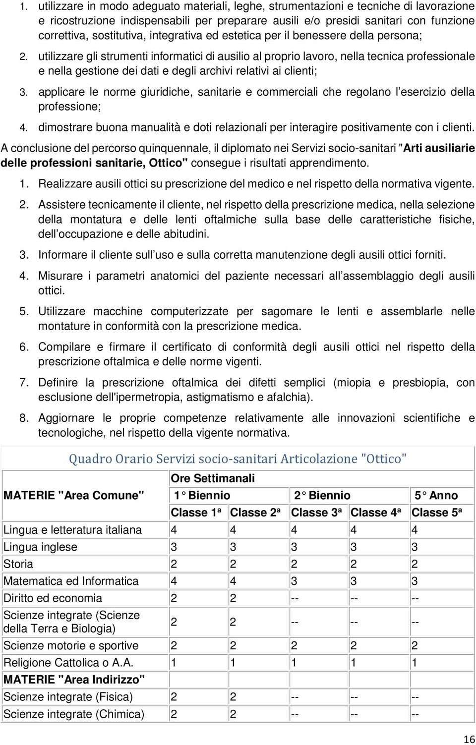 utilizzare gli strumenti informatici di ausilio al proprio lavoro, nella tecnica professionale e nella gestione dei dati e degli archivi relativi ai clienti; 3.