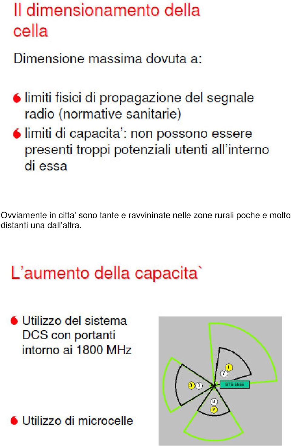 zone rurali poche e molto