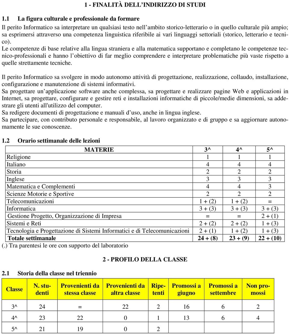 competenza linguistica riferibile ai vari linguaggi settoriali (storico, letterario e tecnico).