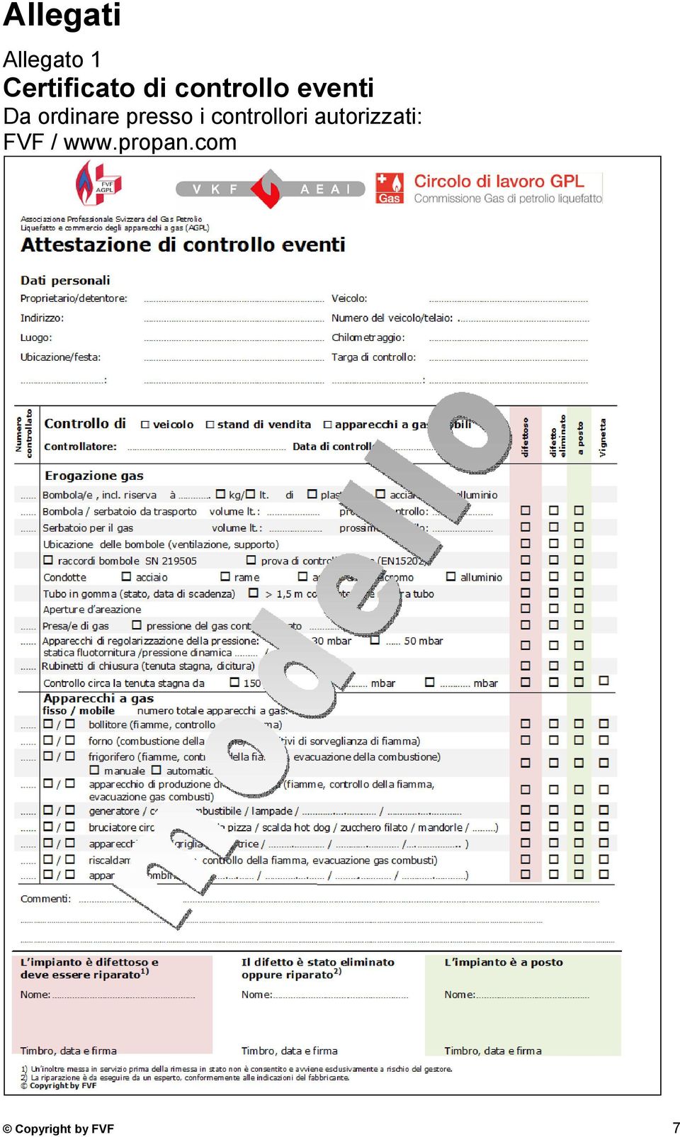 presso i controllori autorizzati: