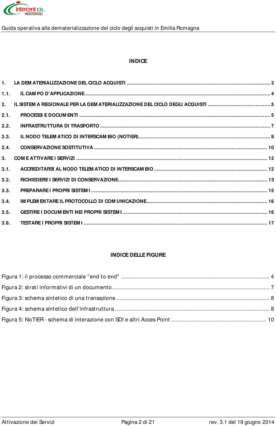 .. 12 3.2. RICHIEDERE I SERVIZI DI CONSERVAZIONE... 13 3.3. PREPARARE I PROPRI SISTEMI... 15 3.4. IMPLEMENTARE IL PROTOCOLLO DI COMUNICAZIONE... 16 3.5. GESTIRE I DOCUMENTI NEI PROPRI SISTEMI... 16 3.6. TESTARE I PROPRI SISTEMI.