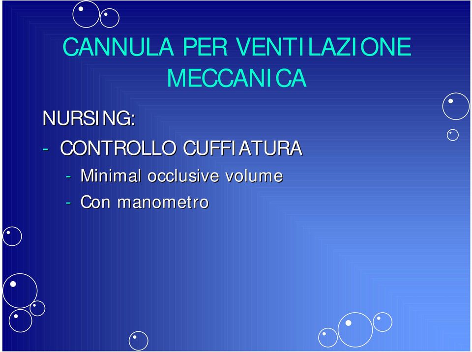 CONTROLLO CUFFIATURA -