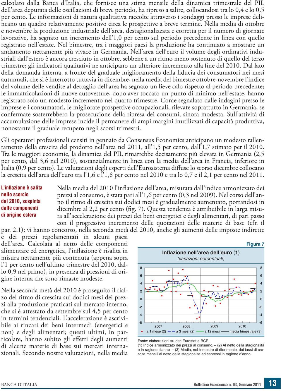 Nella media di ottobre e novembre la produzione industriale dell area, destagionalizzata e corretta per il numero di giornate lavorative, ha segnato un incremento dell 1, per cento sul periodo