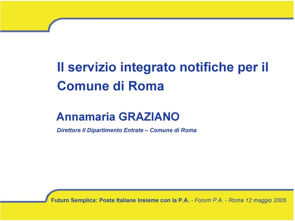 Roma Annamaria GRAZIANO