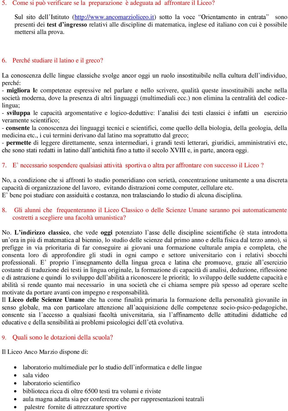 Perché studiare il latino e il greco?