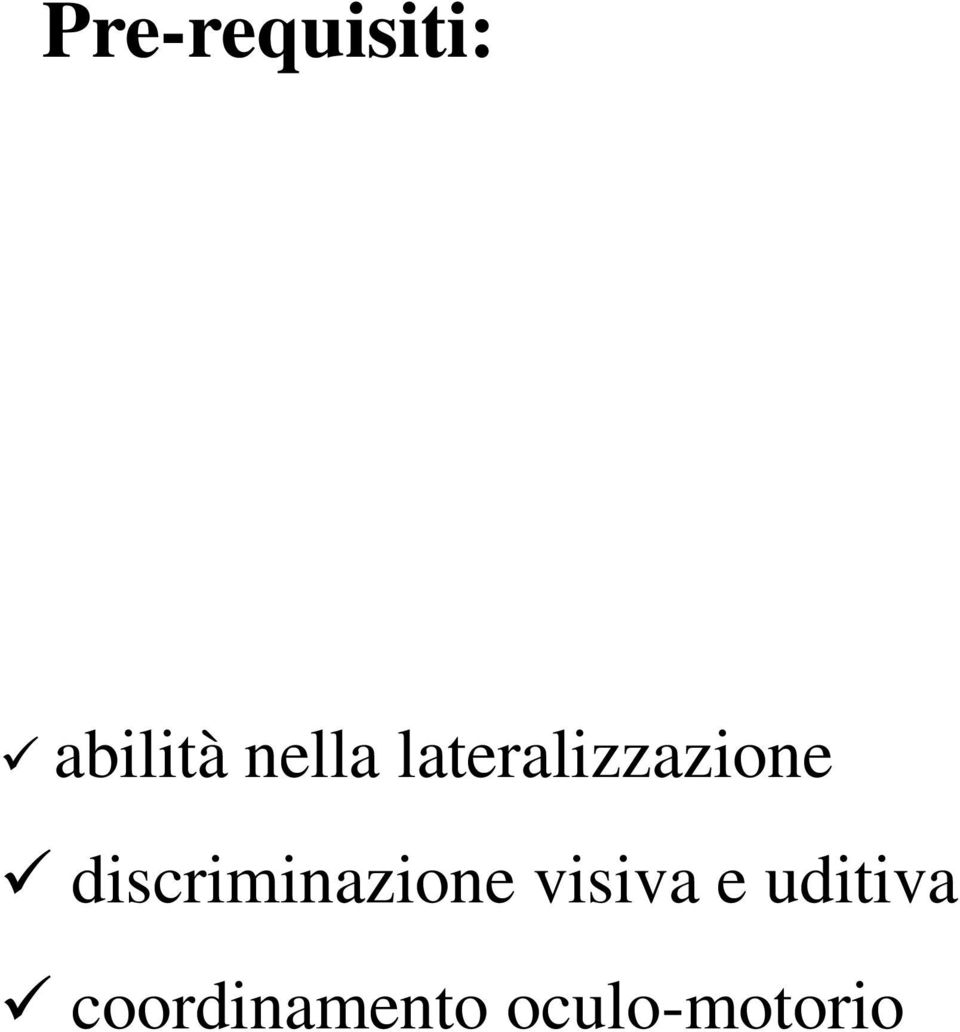 discriminazione visiva e