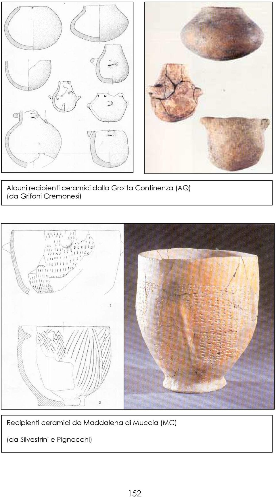 Recipienti ceramici da Maddalena di