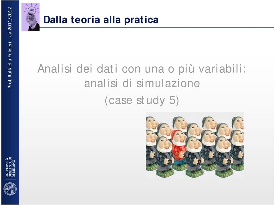 più variabili: analisi di