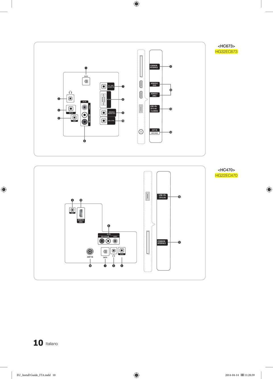 5A) / CLONING 3 4 4 5 5 HP-ID HP-ID RJP RJP AV IN VIDEO VIDEO AUDIO AUDIO VARIABLE AUDIO OUT VOL-CTRL 9 0 (5V 0.5A) / CLONING (5V 0.