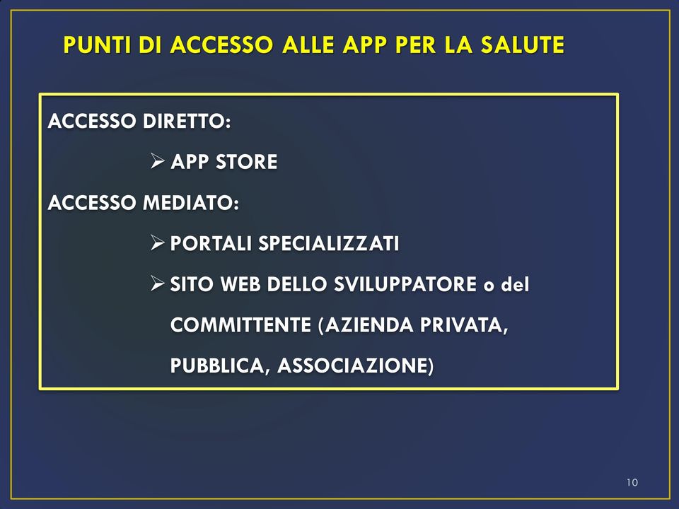 SPECIALIZZATI SITO WEB DELLO SVILUPPATORE o del