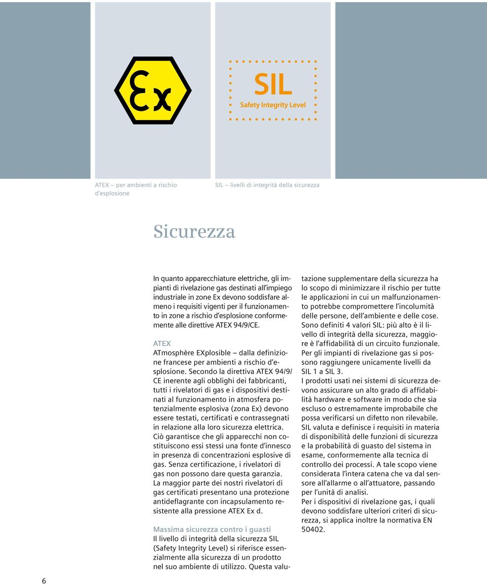 ATEX ATmosphère EXplosible dalla definizione francese per ambienti a rischio d esplosione.