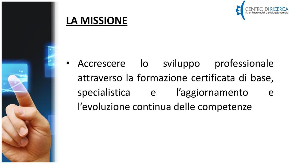 certificata di base, specialistica e l