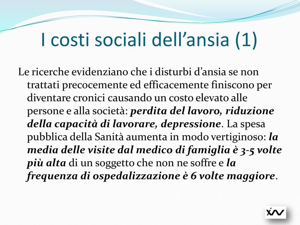 capacità di lavorare, depressione.