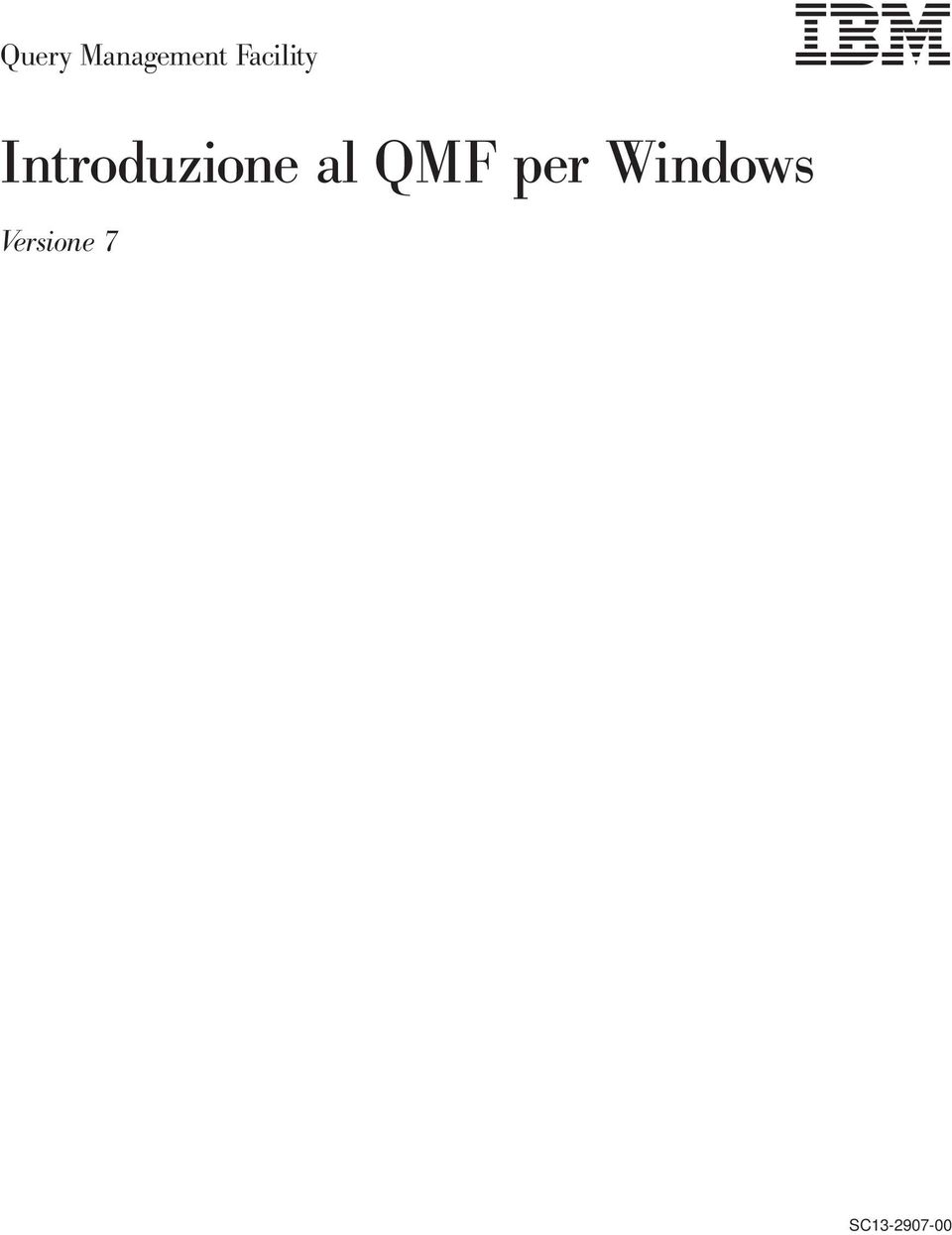 Introduzione al QMF