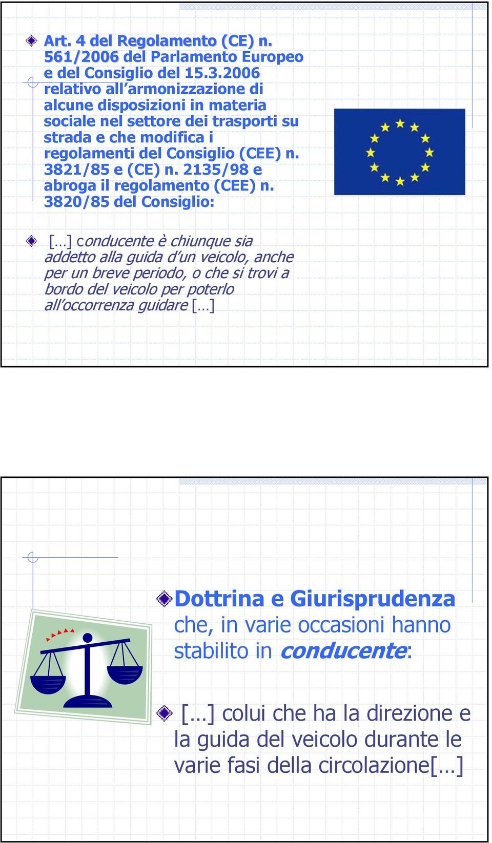 3821/85 e (CE) n. 2135/98 e abroga il regolamento (CEE) n.