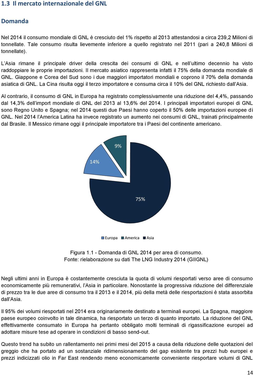 L Asia rimane il principale driver della crescita dei consumi di GNL e nell ultimo decennio ha visto raddoppiare le proprie importazioni.