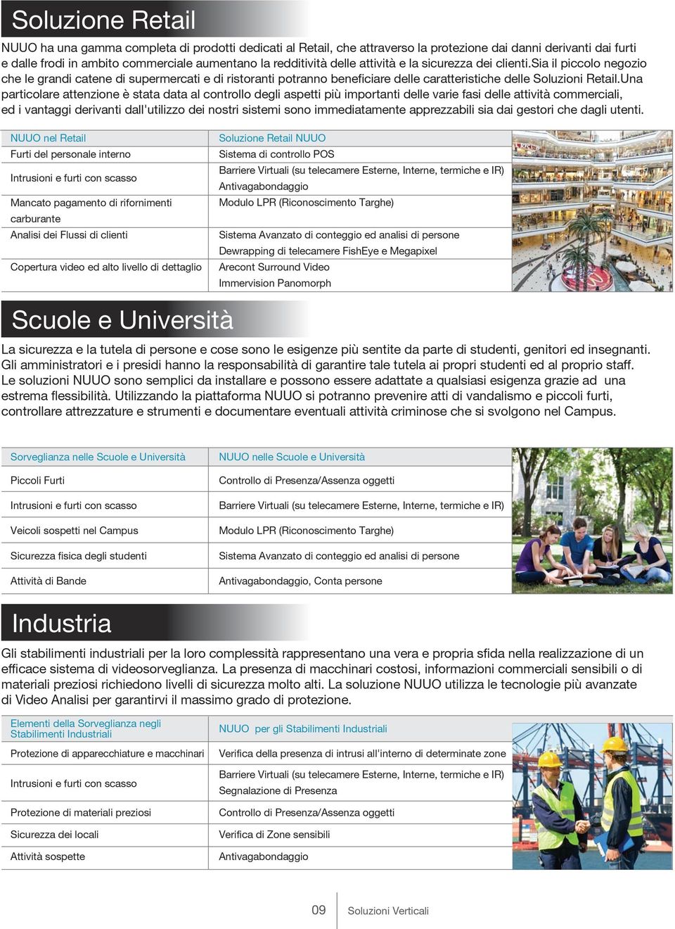 Una particolare attenzione è stata data al controllo degli aspetti più importanti delle varie fasi delle attività commerciali, ed i vantaggi derivanti dall'utilizzo dei nostri sistemi sono