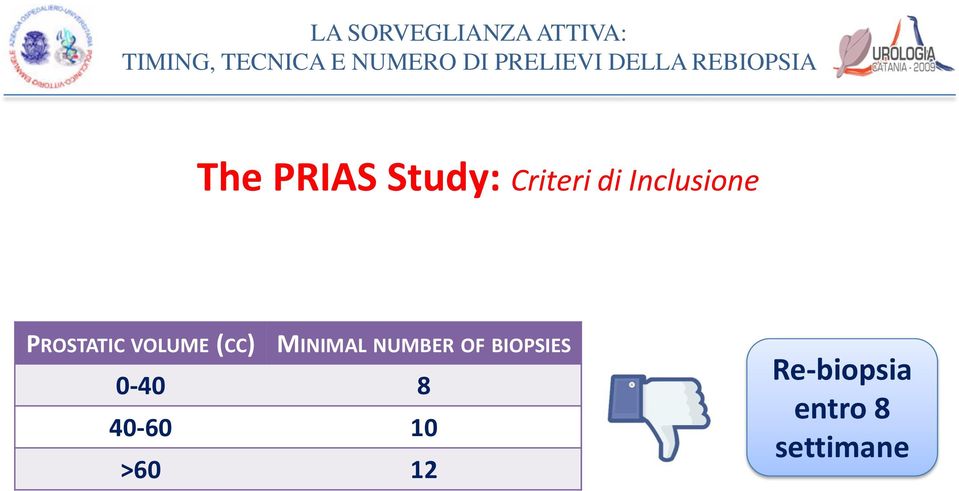 MINIMAL NUMBER OF BIOPSIES 0-40 8